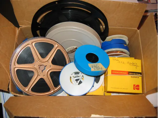 Bobine Super 8 e 8mm pronte per la conversione digitale Bobine Super 8 e 8mm pronte per la conversione digitale